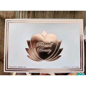 Blessed Beauty Natural Eyeshadow Set: Rose Quartz, Expresso, Plum, Taupe